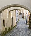 Narrow lane in Passau