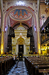 Budapest synagogue interior