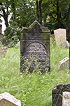 Headstones in Jewish cemetery