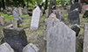 Headstones in Jewish cemetery