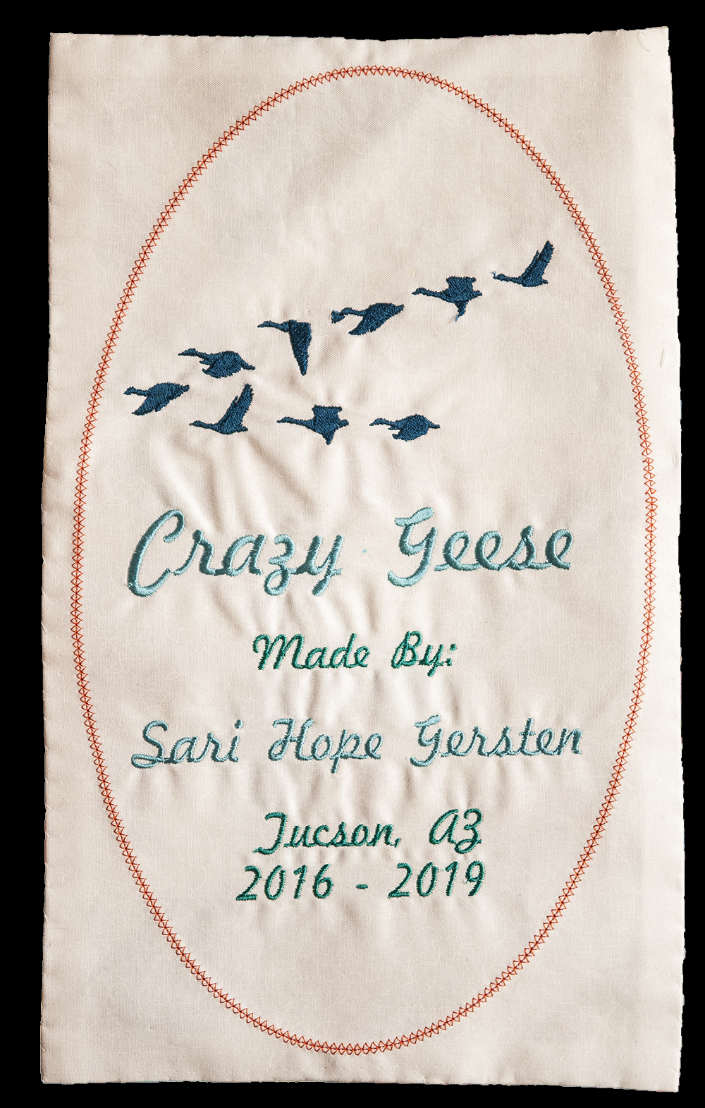crazy geese label